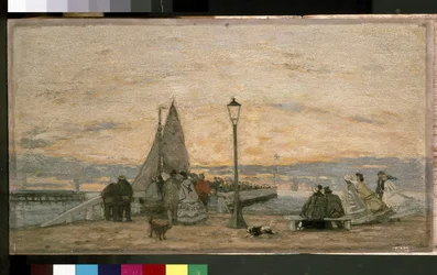 The Jetty at Trouville: Sunset, 1864
